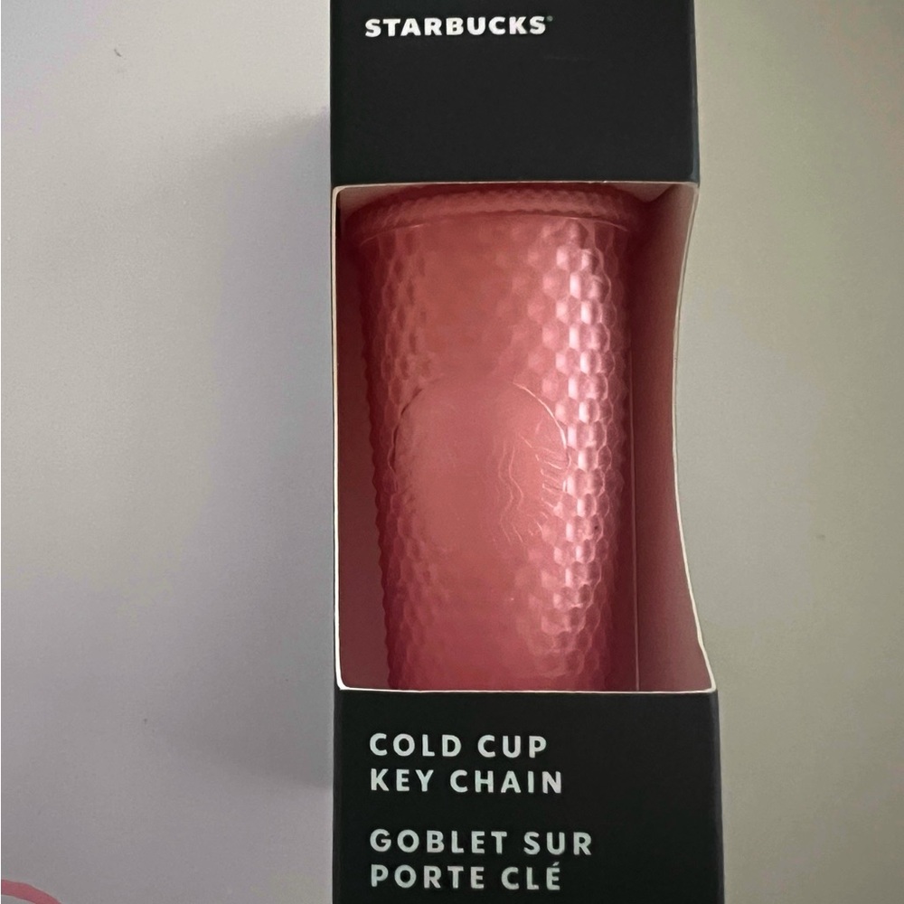 Starbucks Pink Cold Cup Key Chain